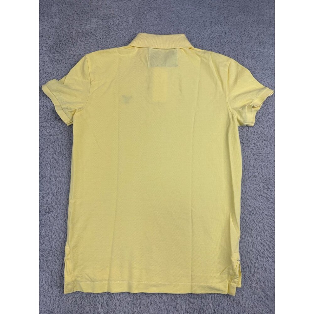American Eagle Outfitters Yellow Polo Shirt XS Athletic Fit Cotton Made Vietnam - Picture 5 of 11